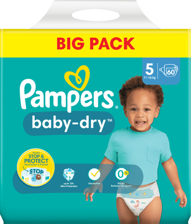 pieluchy pampers active baby dry 5 mega box