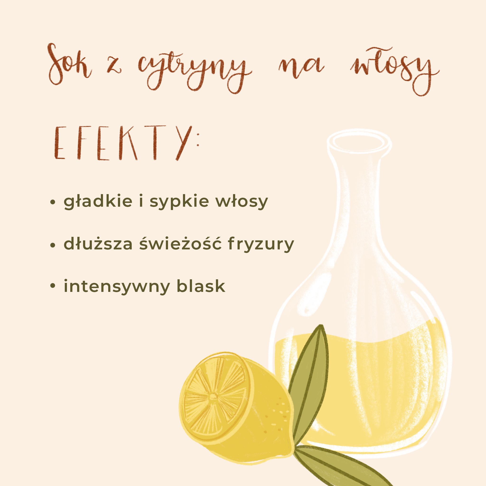 odżywka do włosów cytryna