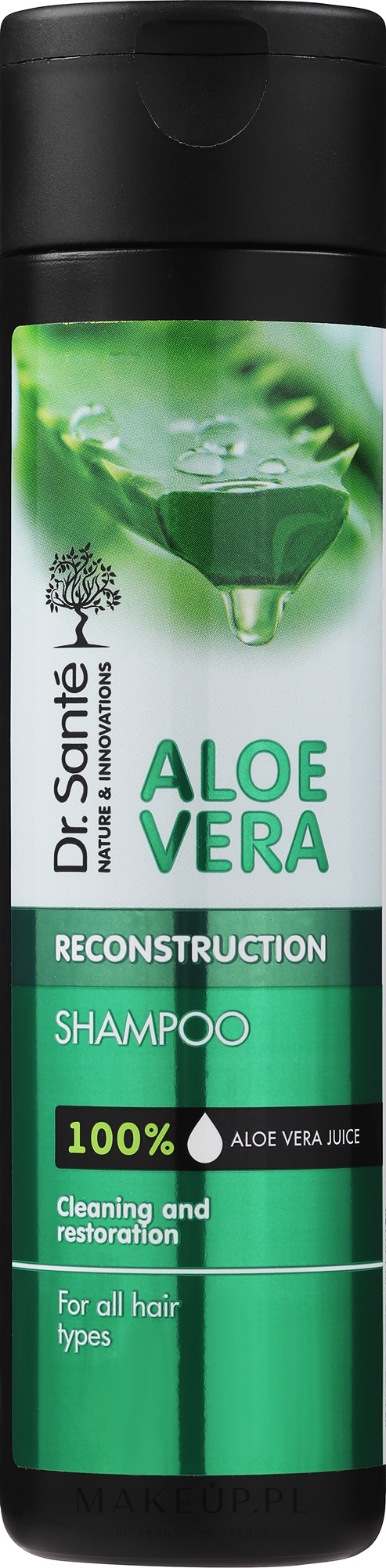 aloe vera oczyszczający szampon odbudowujący do włosów kwc