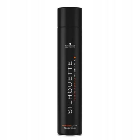 schwarzkopf silhouette super hold hairspray czarny lakier do włosów 750ml