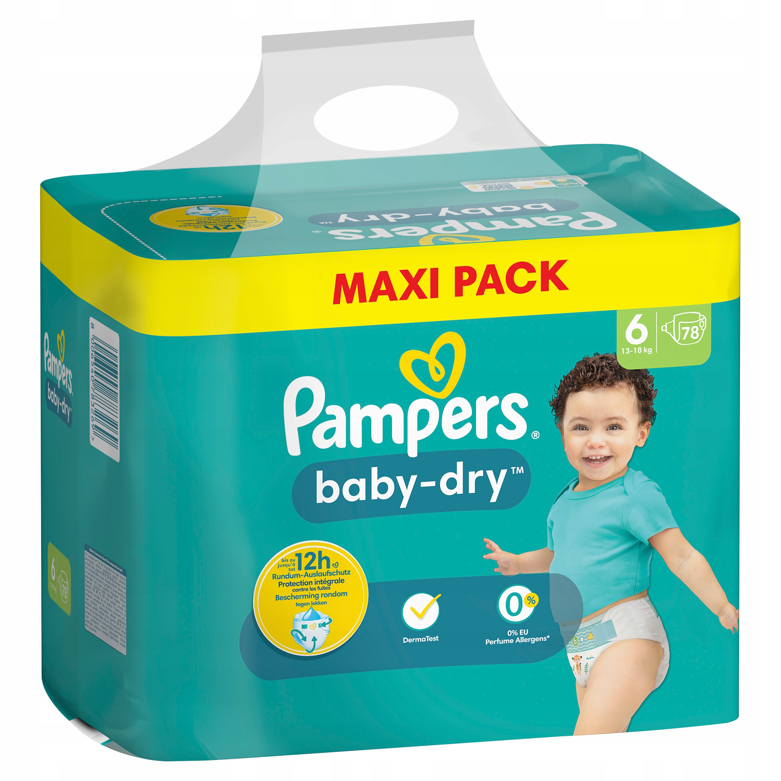 pampers baby dry 3 74 szt