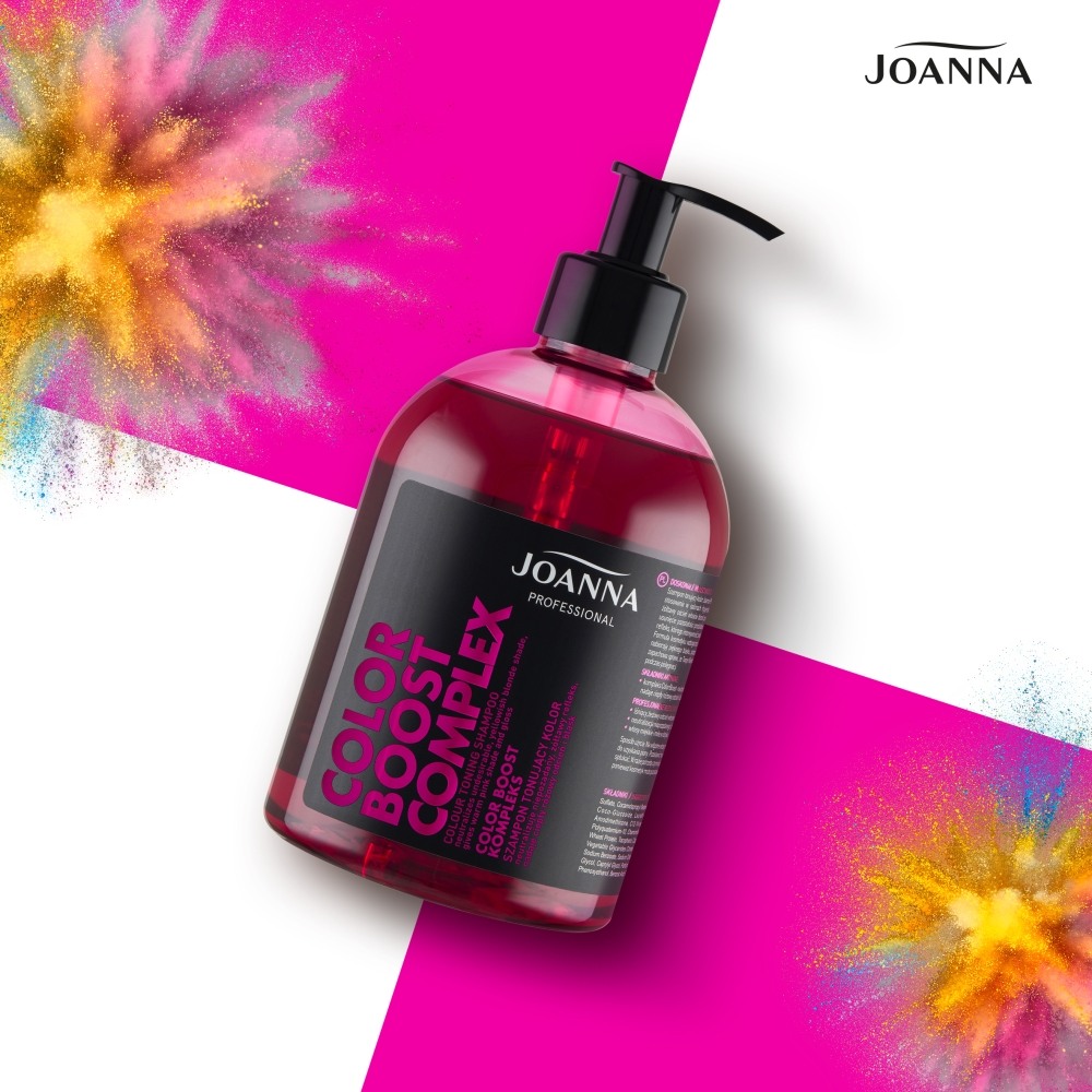 joanna color boost complex szampon różowy