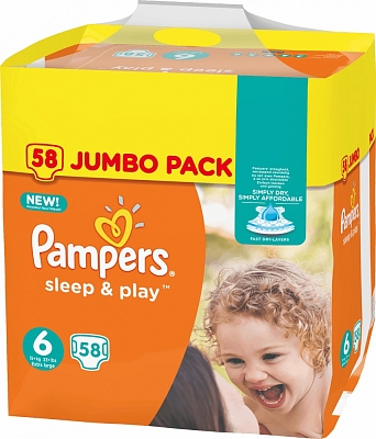 pampers sleep and play 6