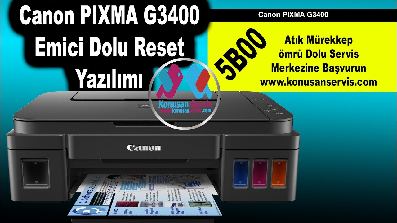 canon g3400 pampers reset