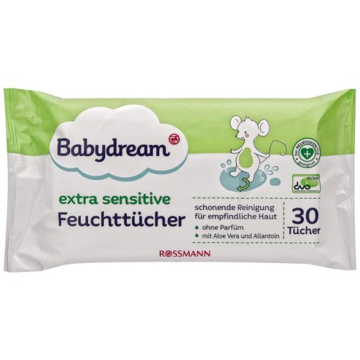 babydream chusteczki nawilżane dla niemowląt