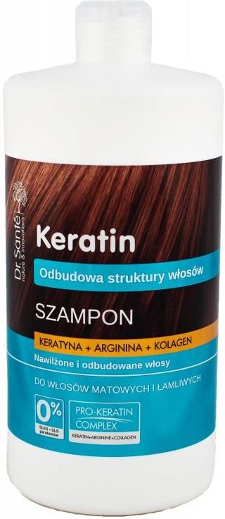 szampon do włosów dr sante keratin opinie