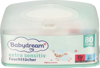 babydream chusteczki nawilżane dla niemowląt 4x0