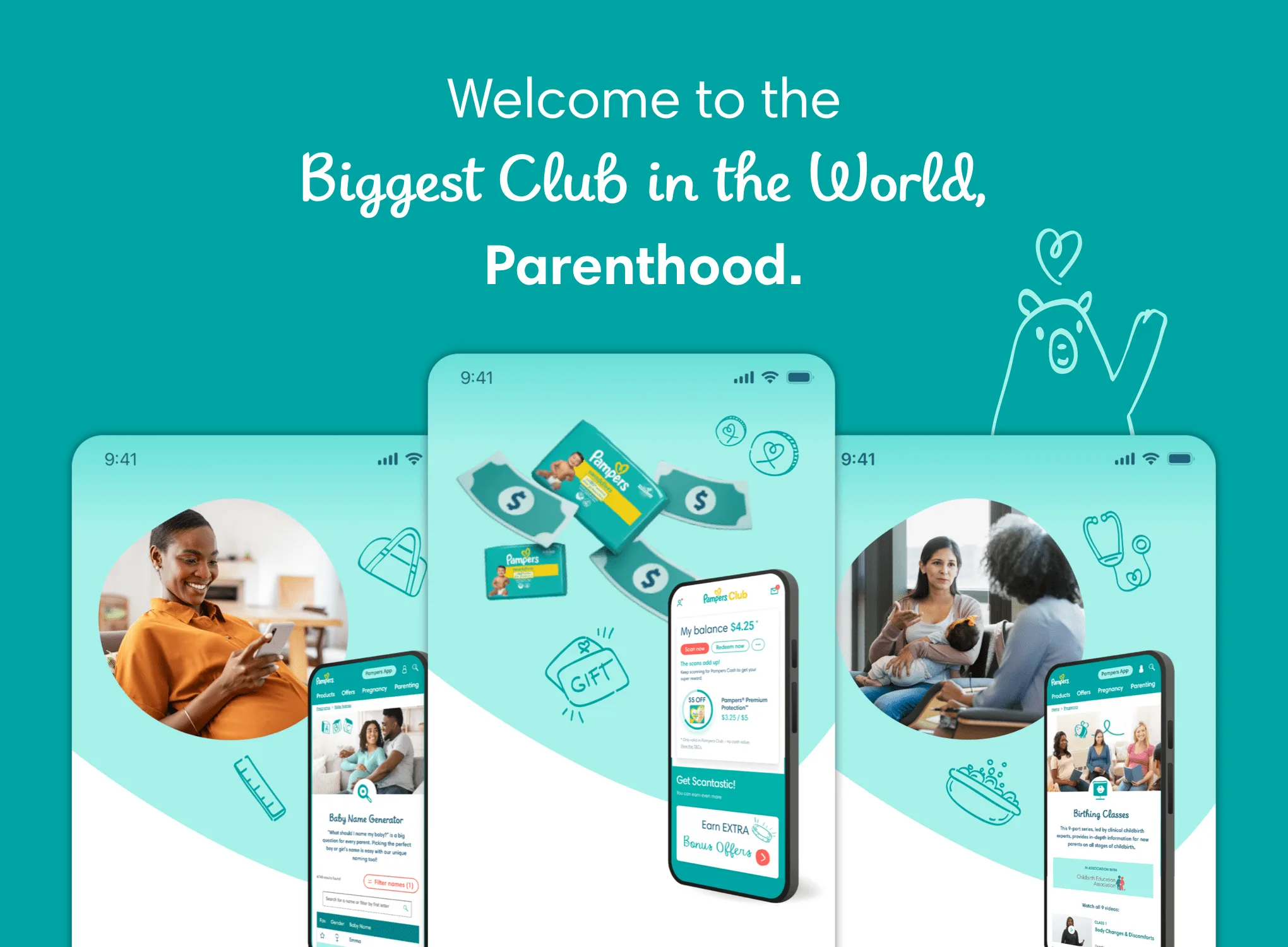 pampers baby club