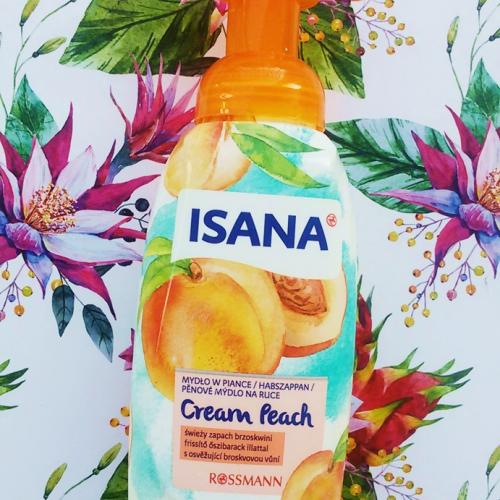 isana cream peach pianka do twarzy