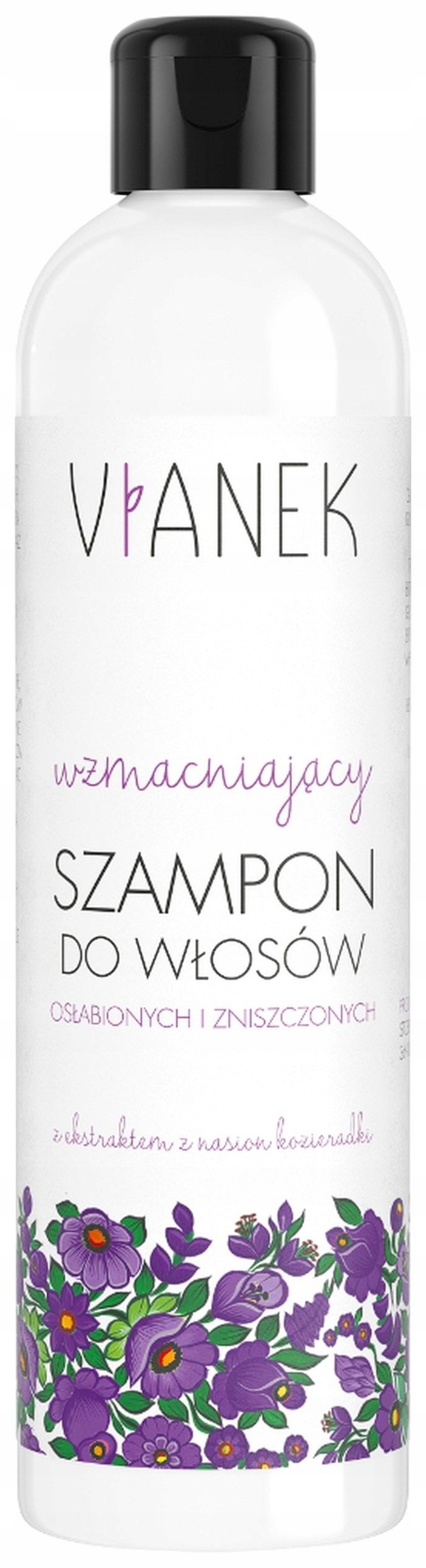 vianek wzamacniający szampon do włosów