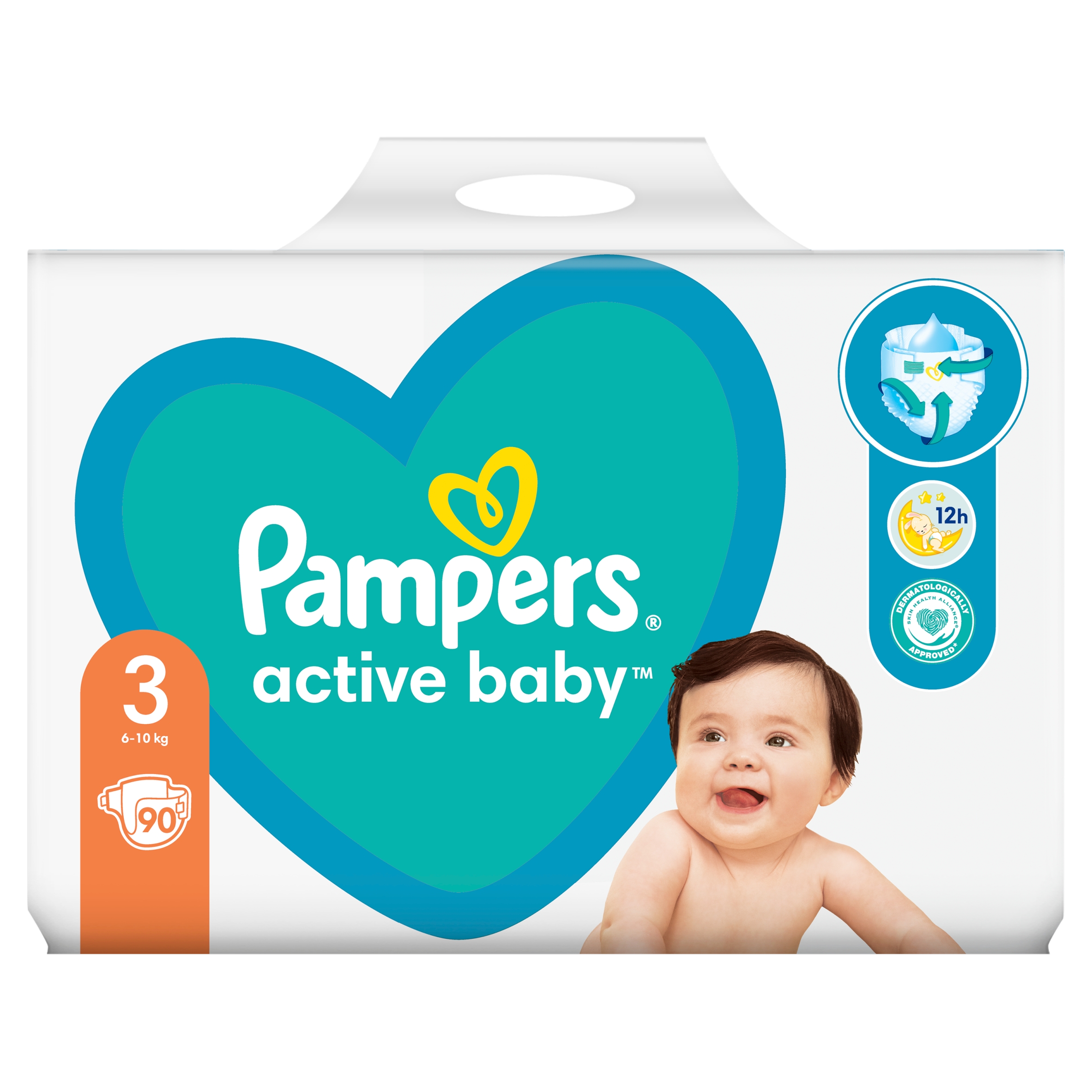 pampers active baby rozm 3 68 sztuk