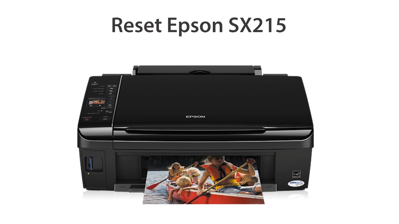 epson sx215 reset pampers