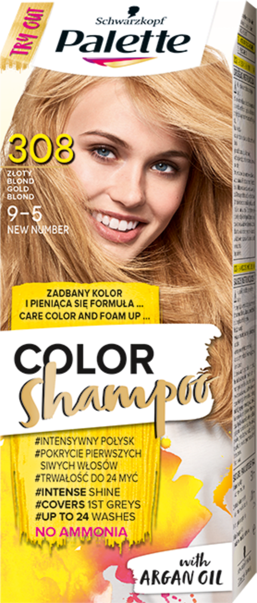 palette szampon koloryzujący blond