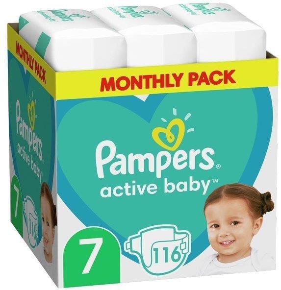 ceneo pampers 7