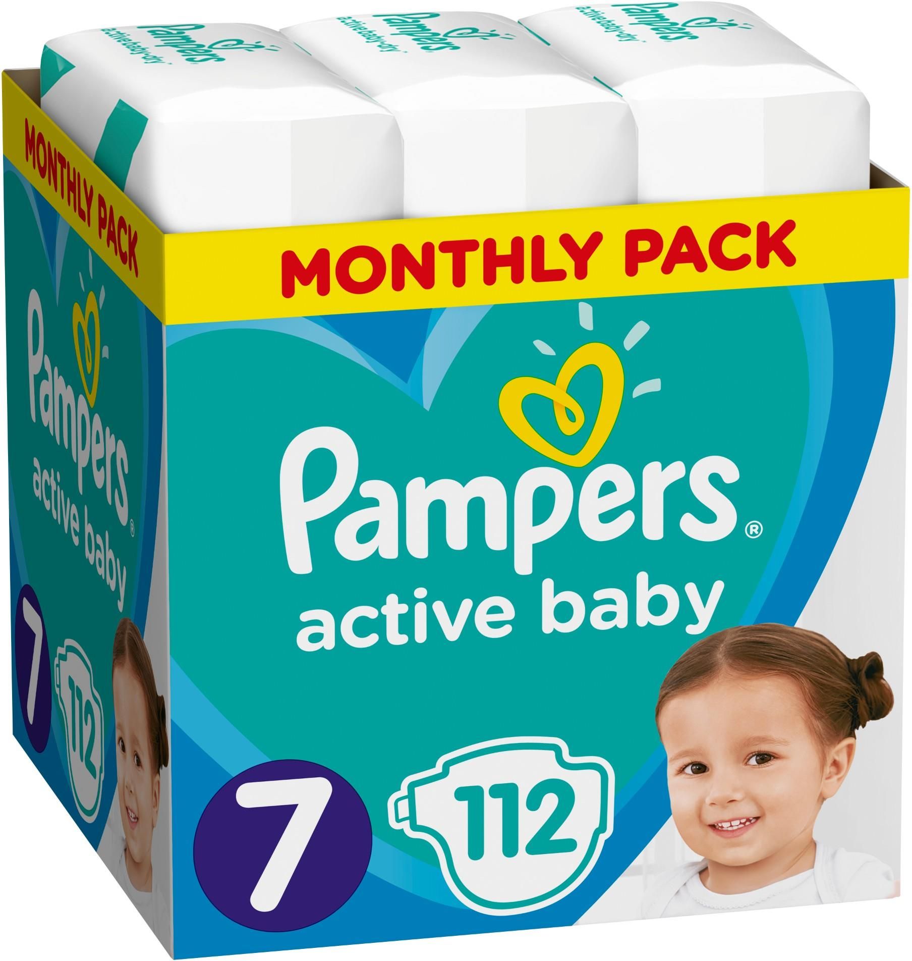 ceneo pampers active fit 7