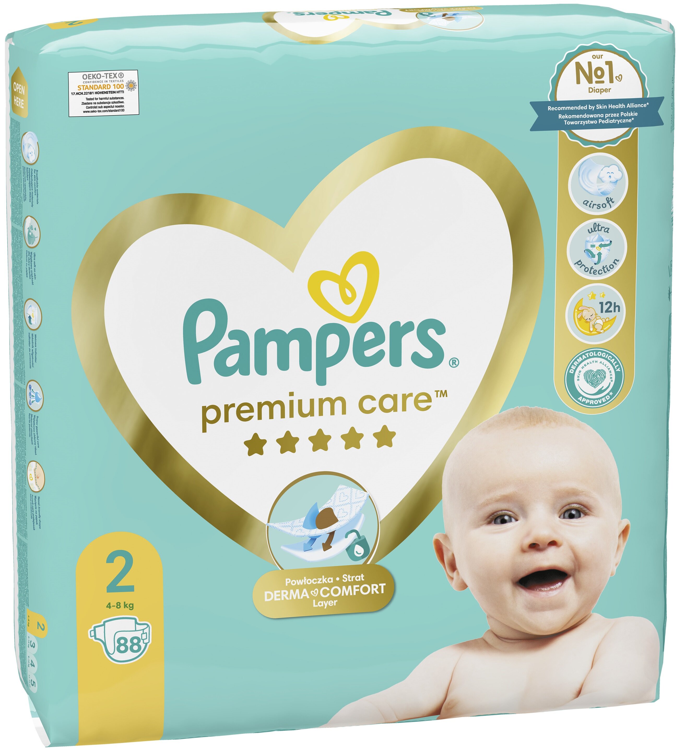 pampers premium care 2 duże opakowanie