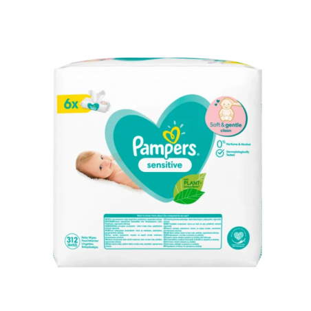 chusteczek nawilżających pampers sensitive