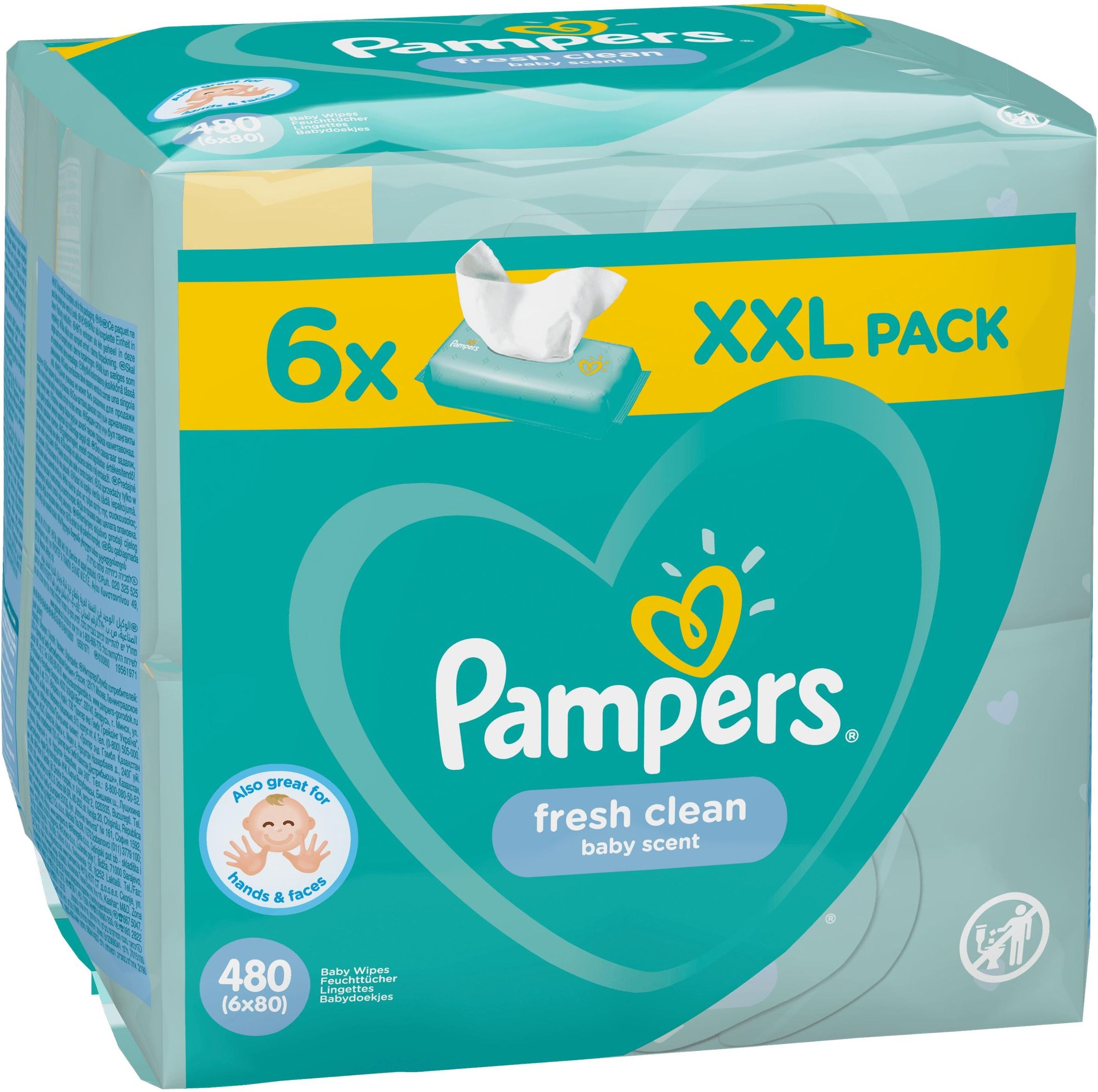 chusteczki 6pak pampers