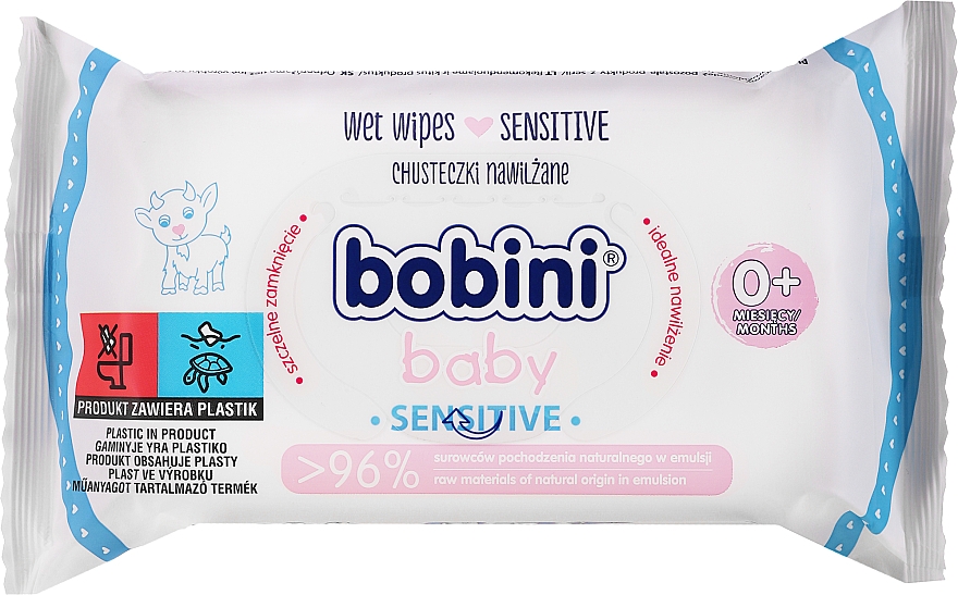 chusteczki nawilżane bobini sensitive