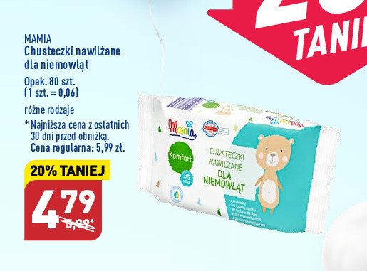 chusteczki nawilżane dla niemowląt promocja