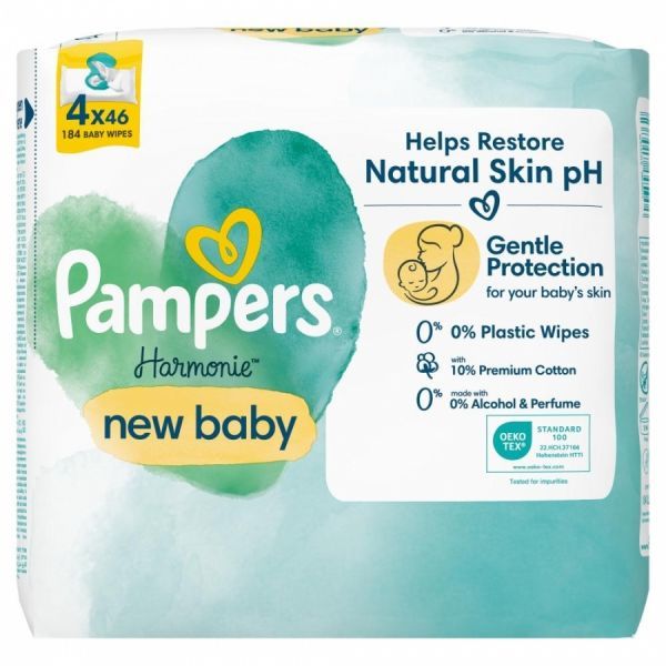 chusteczki nawilżane pampers newborn