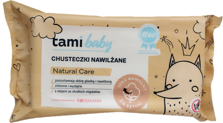 chusteczki nawilżane tami cotton natural care