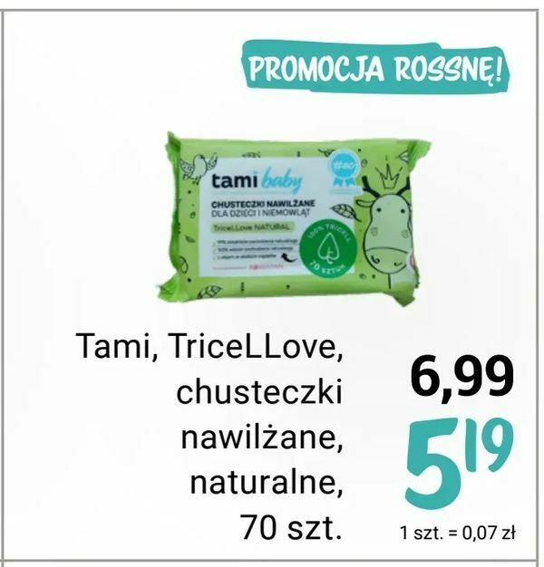 chusteczki nawilżane tami rossmann