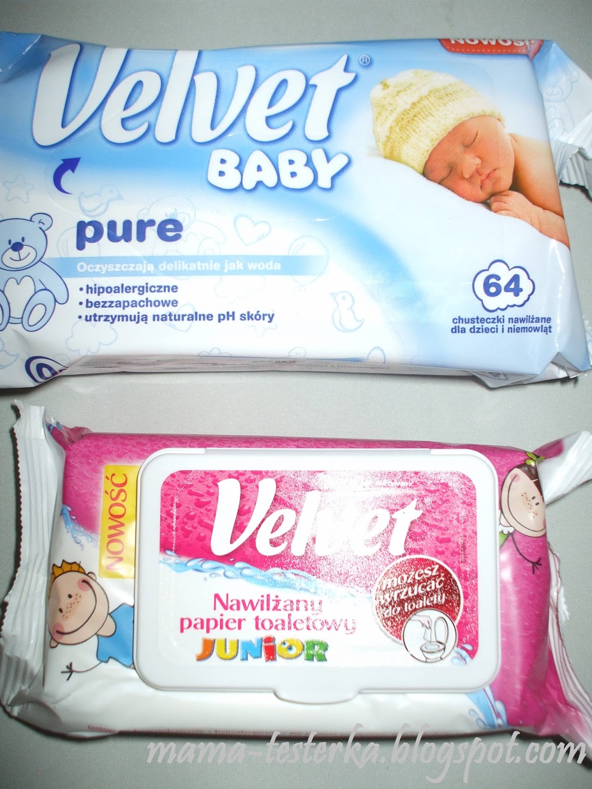 chusteczki nawilżane velvet baby pure