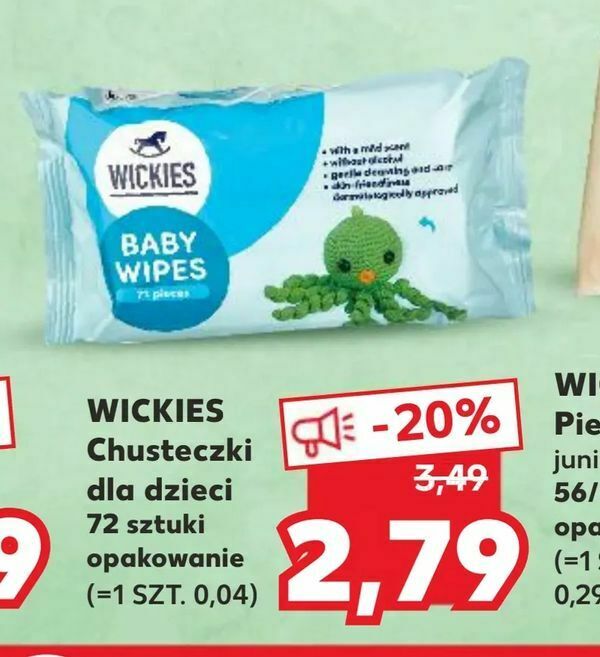 chusteczki nawilżane wickies