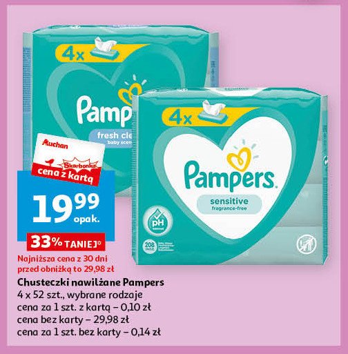 chusteczki nawilzane pampers promocja