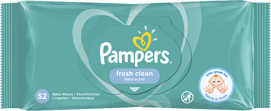 chusteczki pampers fresh clean z zamknięciem