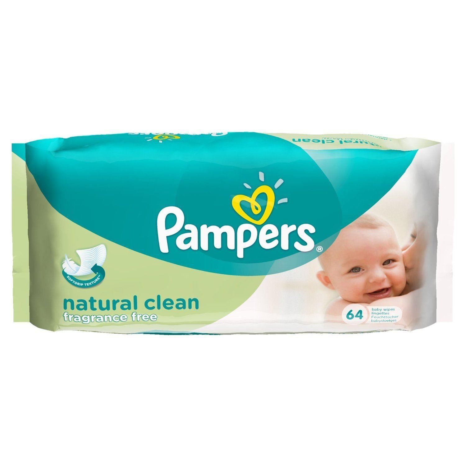 chusteczki pampers naturally clean opinie