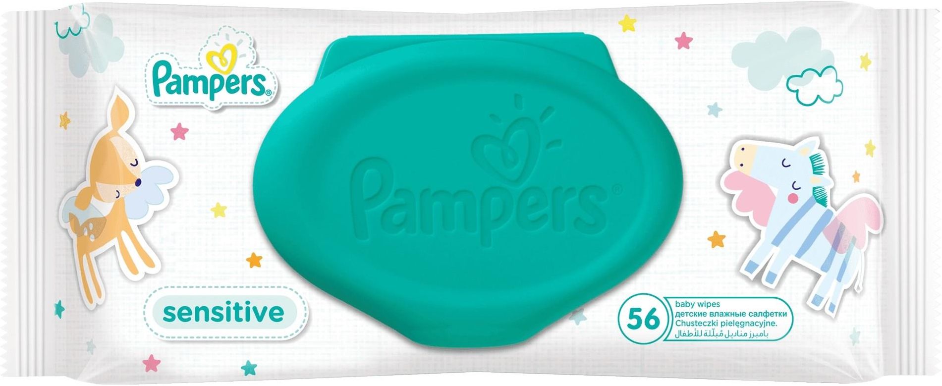 chusteczki pampers sensitive 56 szt