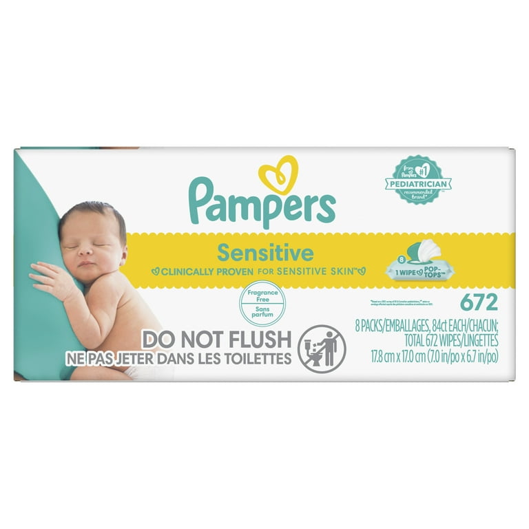 chusteczki pampers sensitive baby wipies