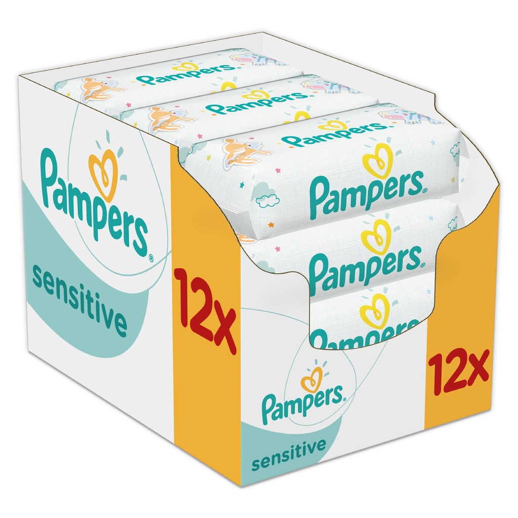 chusteczki sensitive 12 x 56 sztuk pampers