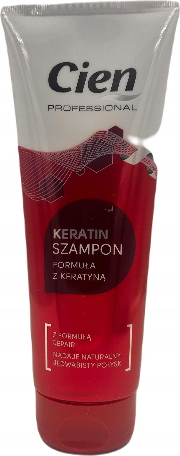 cień keratin szampon z formułą.z kreatyna