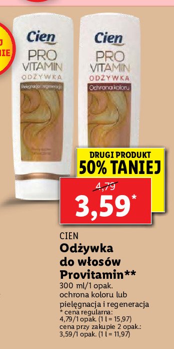 cien pro vitamin odżywka do włosów