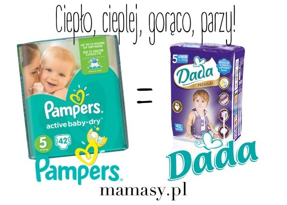 czy dada maja oznaczenie jak pampers ze są mokre