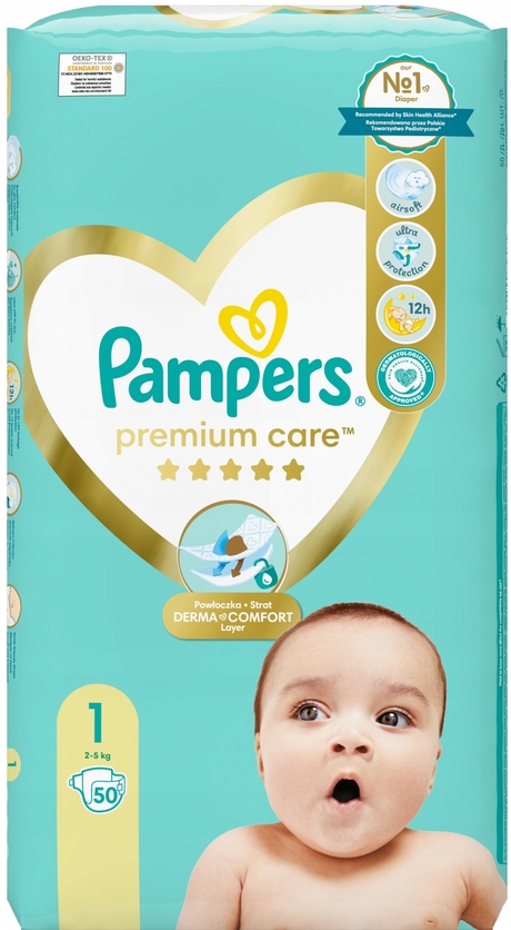 czy pampers new baby dry 1 mają wycięcie na pępek