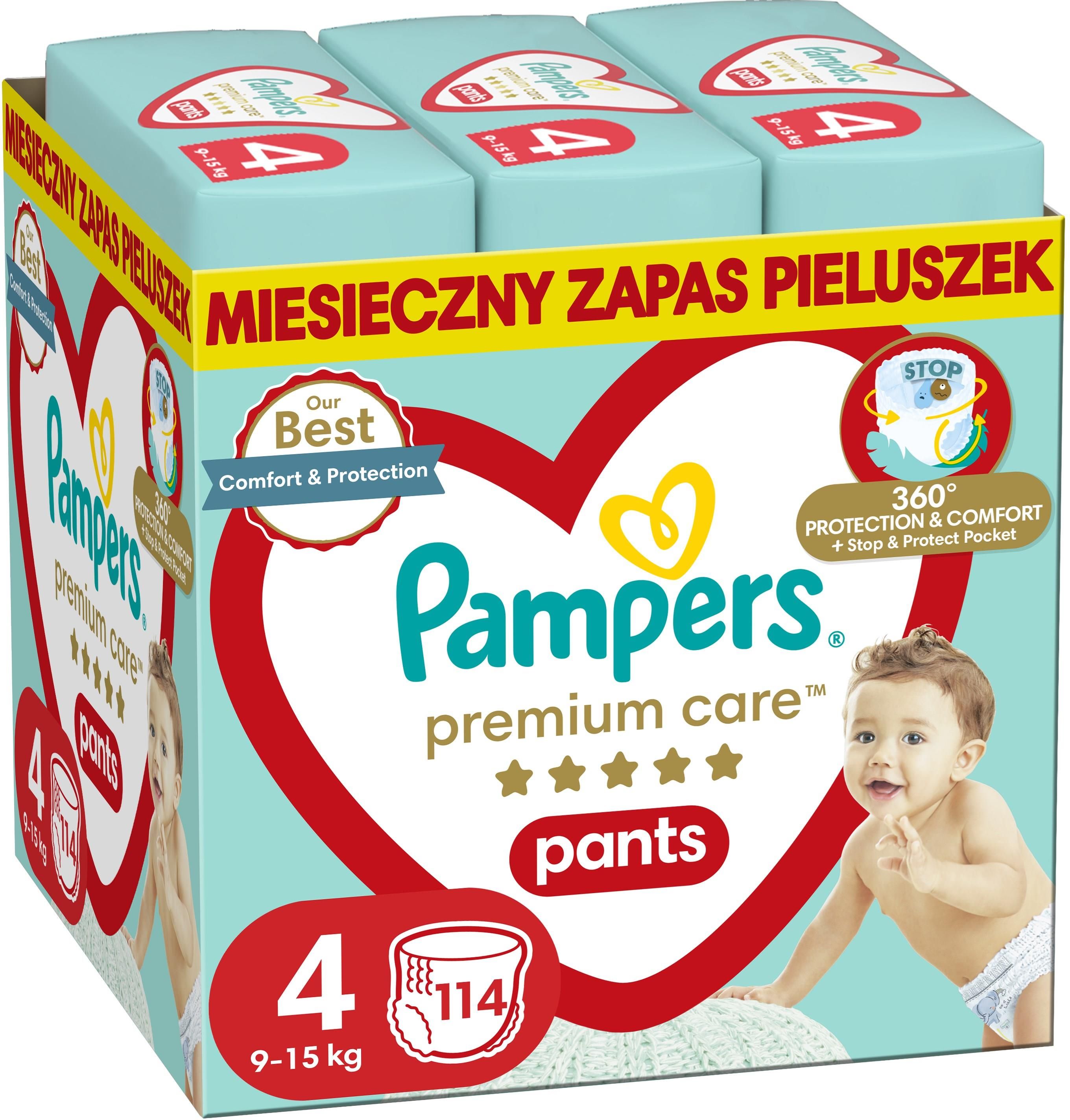 czy pieluchomajtki pampers są pokryte olejkiem