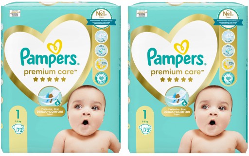 pieluszki pampers premium care new born