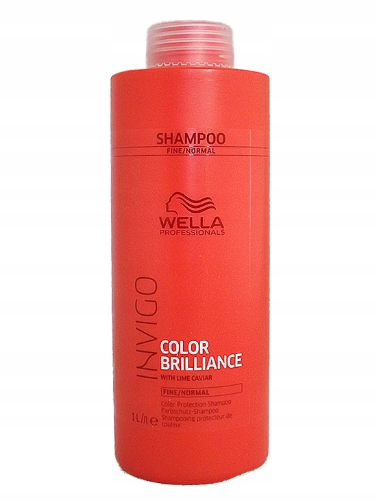 wella brilliance szampon do włosów farbowanych cienkich i normalnych 1000ml