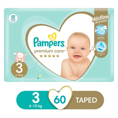 pampers premium care 3 60