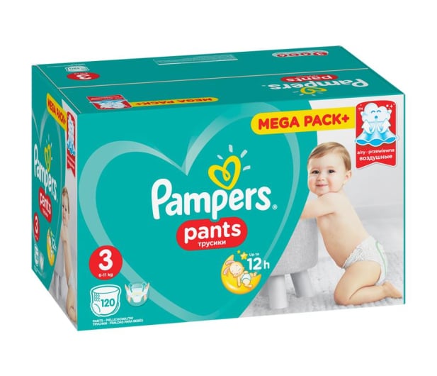 pampers pants 3 120sztuk