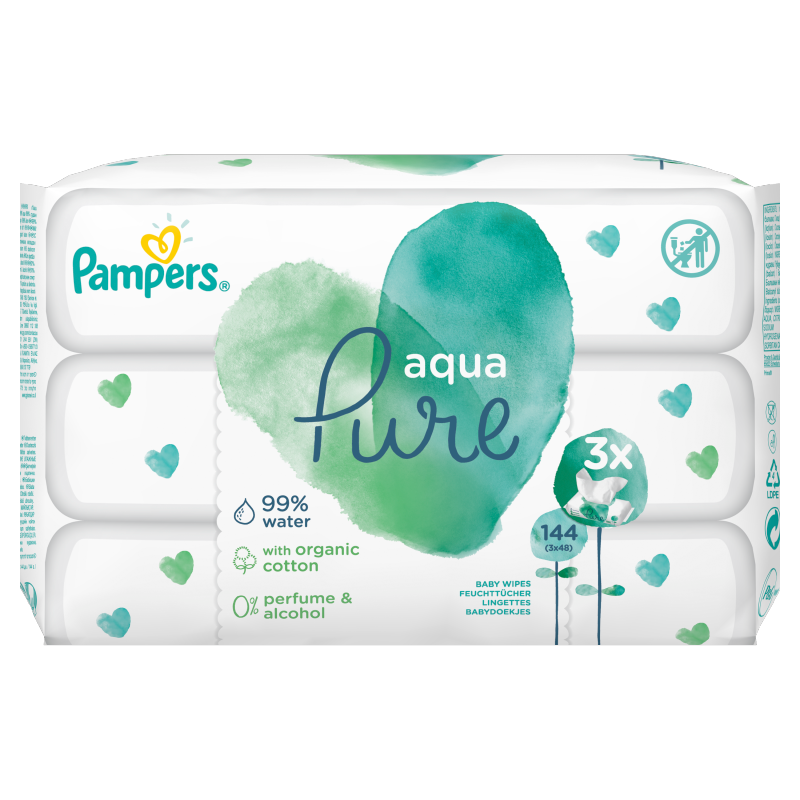 pampers pure aqua chusteczki