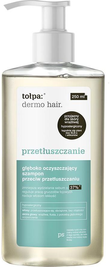 tołpa dermo men hair szampon gleboko oczyszczajacy 250