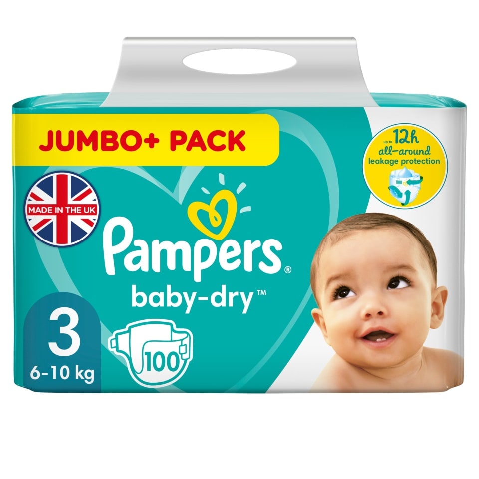 pampersy pampers giant 3 tesco