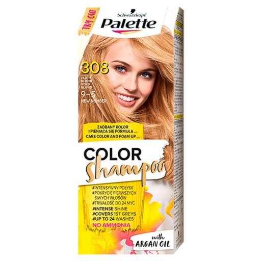 palette szampon złoty blond