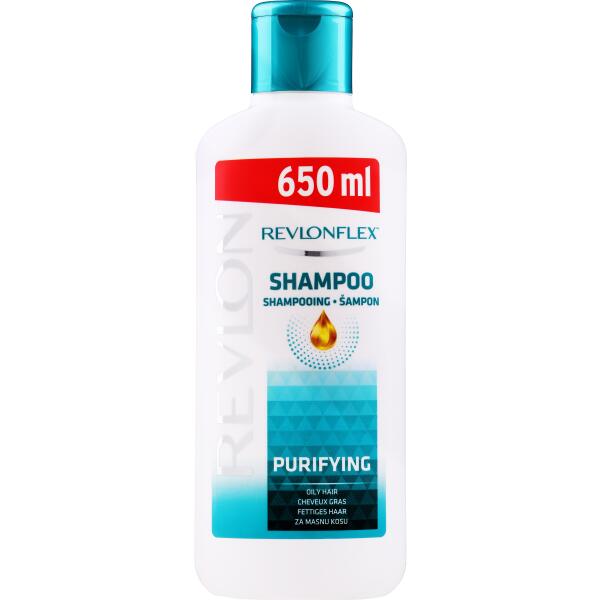 revlon flex szampon z keratyną włosy tłuste 650ml