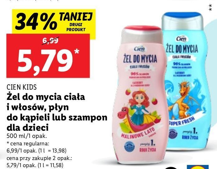 cien szampon dla dzieci